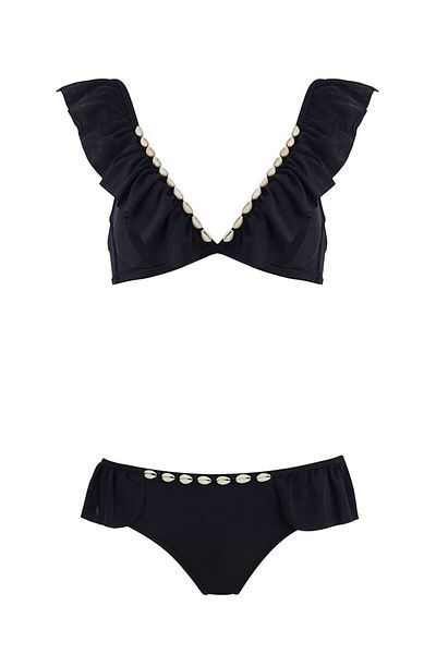 SAILOR moda Volants-Bikini-Set aus Muscheln