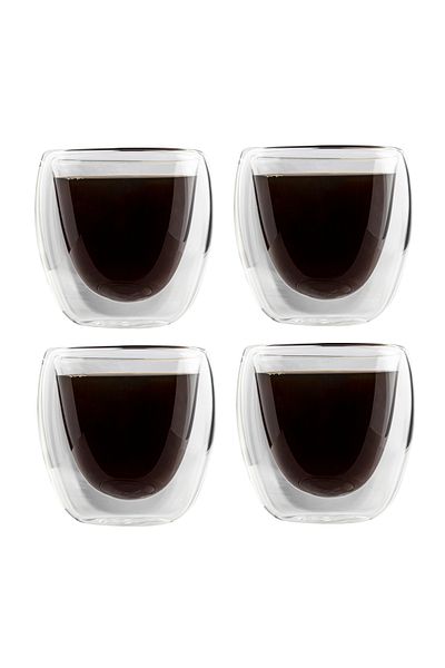 Viwares Espressoglas, 80ml 4er Set