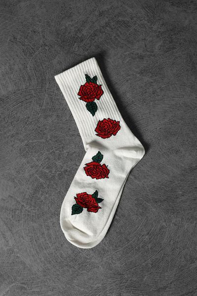 Slatra Бели чорапи ROSE