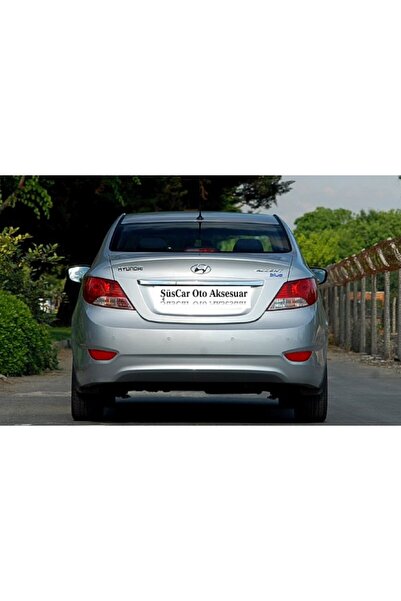 caralp Hyundai Accent Blue Bagaj Üstü Slim Spoiler Parlak Beyaz