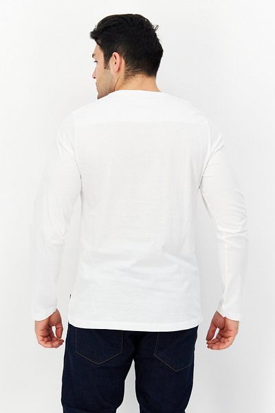 French Connection Men Crew Neck Graphic Print Long Sleeves Sweatshirt, White