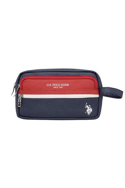 U.S. Polo Assn. БАЗА. Поло Асоциация 24592 Веган чанта - клъч и тъмносиньо