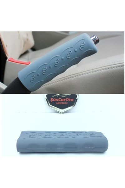 caralp Carub Gray Silicone Handbrake Sleeve - Protective and Comfortable