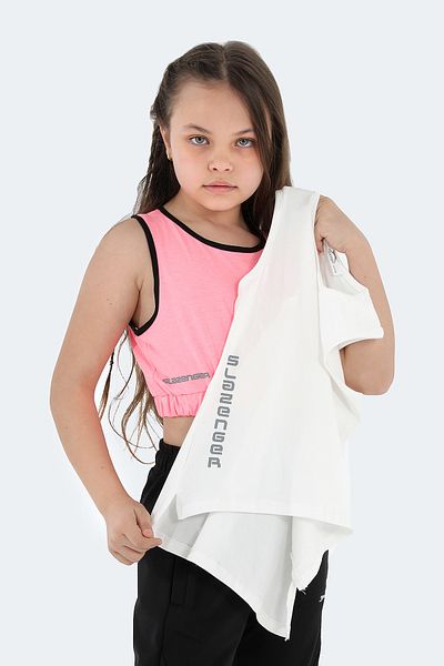 Slazenger Бяла тениска за момиче Dylan