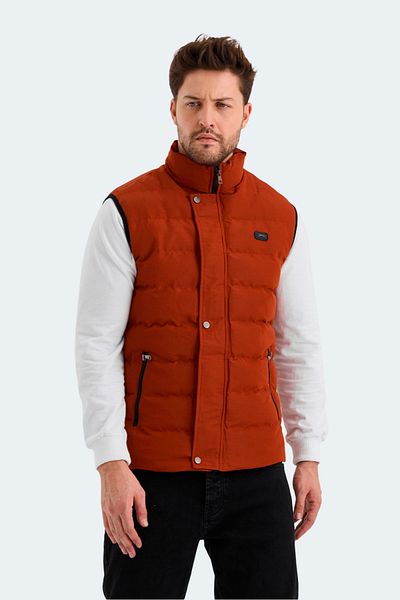 Slazenger Мъжка оранжева жилетка Zula - St21ye010-760 V2