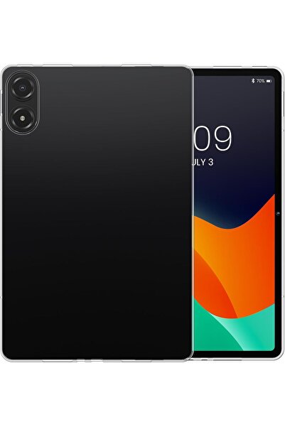 Fibaks Xiaomi Redmi Pad Pro 12.1 inch Uyumlu Kılıf Ultra Ince Esnek Renksiz Ş...