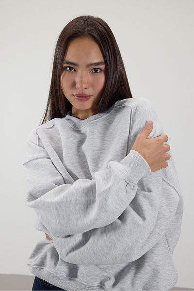 Addax Φούτερ Crew Neck S3408-k11 Model Basic