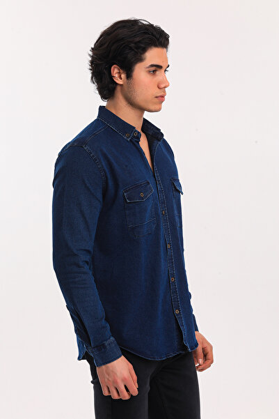 Slazenger Ανδρικό πουκάμισο Indigo Baak