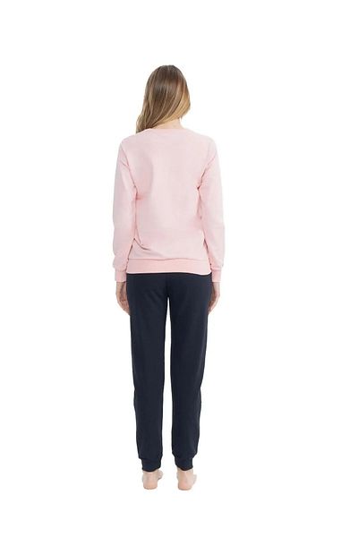 U.S. Polo Assn. Η.Π.Α. Polo Assn. 17074 - Ροζ γυναικεία αθλητική φόρμα, μακριά μανίκια και ελαστικά πόδια