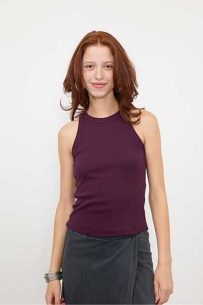 Addax Tricou cu gât cu șnur - A13294-L7