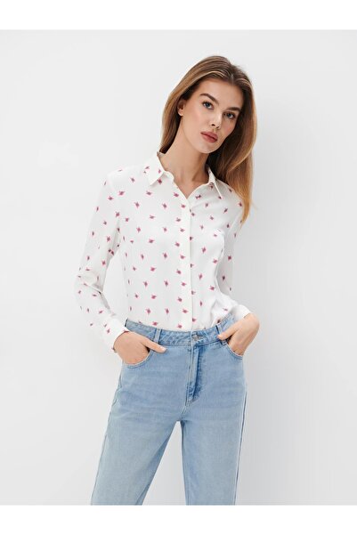 SELAZRA Conca Gömlek Gömlek Yaka Regular Fit Beyaz Renk Gömlek