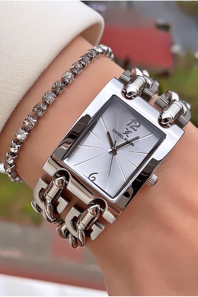 Daniel Klein Brand Silver Color Women's Wristwatch