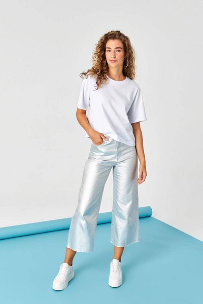 Addax T-shirt Crew Neck Basic P1002-e8