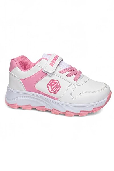 Celira Rmd, alb, roz, pantofi sport pentru fete