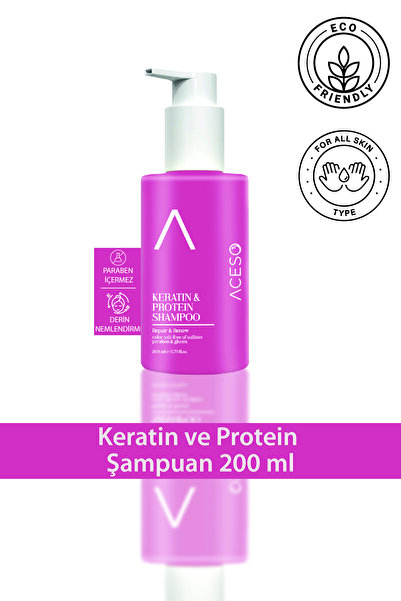 Keratin ve Protein Şampuan 200 ml
