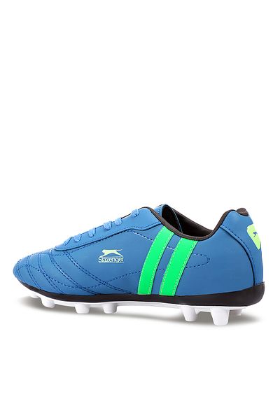Slazenger Men's Football Shoes - Henrık Kr, Saks Blue / Green