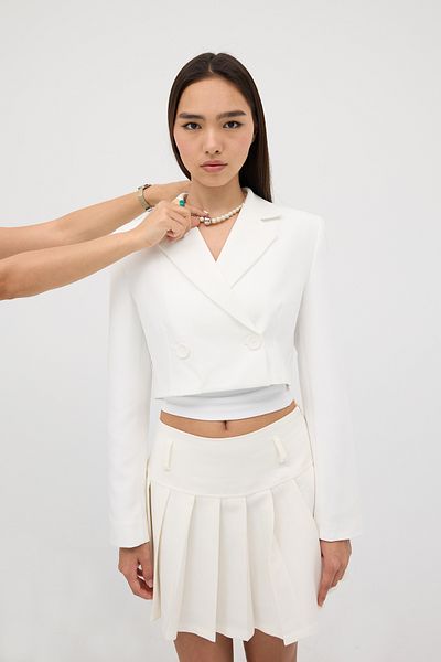 Addax Crop Blazer Jacket C7208-Z14