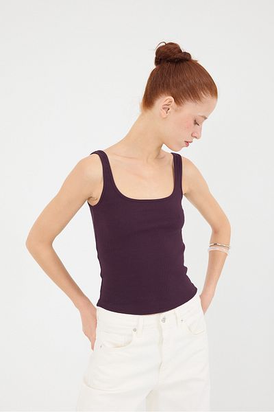 Addax Basic Thick Strap Tank Top - A13404-J5