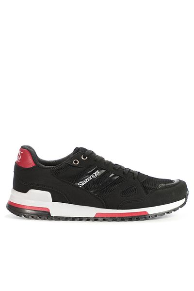Slazenger Unisex Black/Red Maroon Sneaker - Sa11Le055