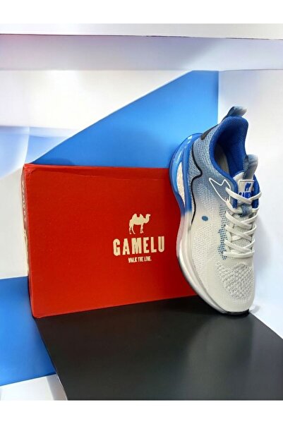 GAMELU Чоловічі трикотажні кросівки з пам'ятною пінопластовою підошвою для щоденного спорту - прозора гумова підошва імпортного виробництва