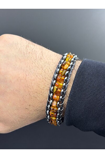 MİHMANDAR Drop Amber Bracelet