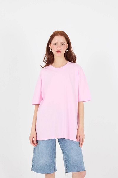 Addax T-shirt Crew Neck Basic P10111-d7