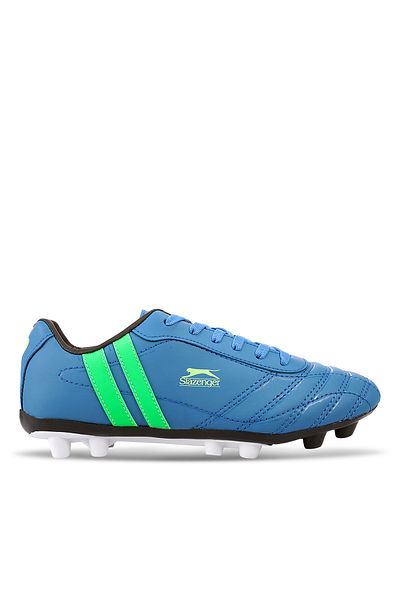 Slazenger Men's Football Shoes - Henrık Kr, Saks Blue / Green
