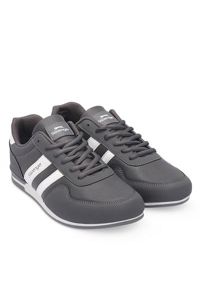 Slazenger Omega Sneaker Men's Shoes Dark Gray / White