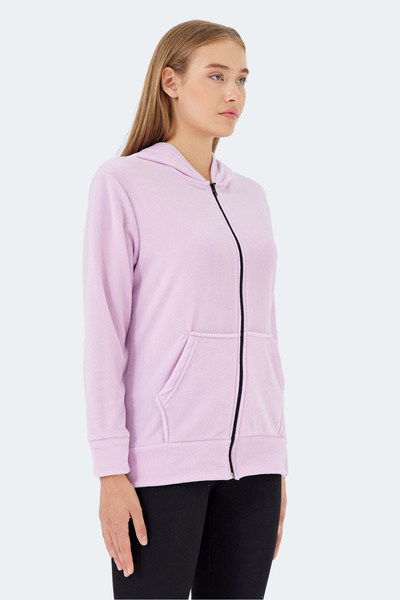 Slazenger Sofal I Women's Fleece Sweatshirt Lilac