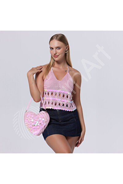 Yarnart Πέρλα - Γυαλιστερό Χειροποίητο Νήμα Ροζ-220