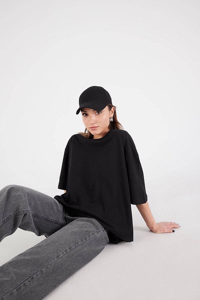 Addax T-shirt Crew Neck Basic P10111-d7