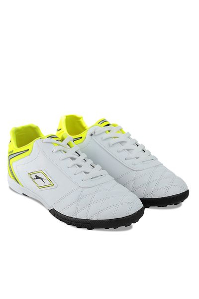 Slazenger Ανδρικά παπούτσια ποδοσφαίρου Hugo Astroturf Λευκά / Κίτρινα