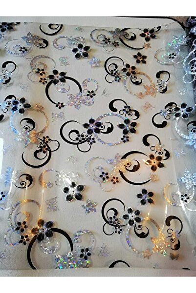 polset ŞEFFAF MASA ÖRTÜSÜ 1,7 mm 80 cm x 120 cm Kalın DESENLİ Pvc Kaymaz Masa...