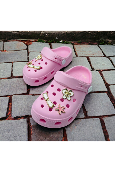 Hızlı Al Baby Girl Stone Sandals Slippers. Baby Girl Stone Cros Slippers.