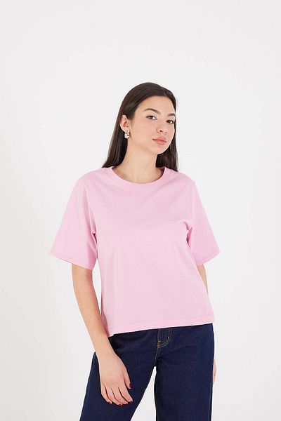 Addax T-shirt Crew Neck Basic P1002-E8