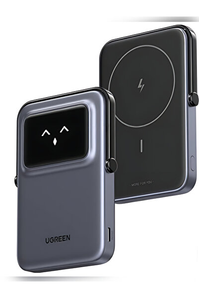 Ugreen Uno Magsafe Wireless 5.000 Mah 20w Hızlı Şarj Powerbank, Siyah - 35605
