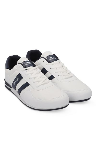 Slazenger Omega Large Size Sneaker Men's Shoes White / Navy Blue