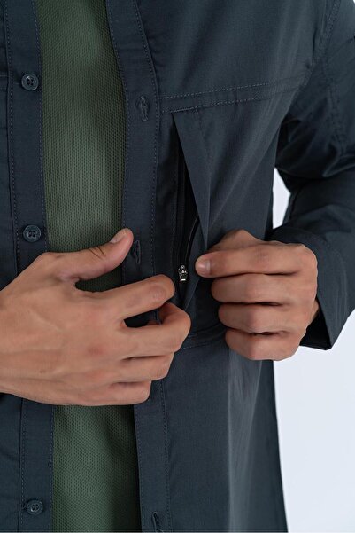 Combat Tactical Πουκάμισο με φερμουάρ για εξωτερικούς χώρους Tactical πουκάμισο Swat Protection - 420