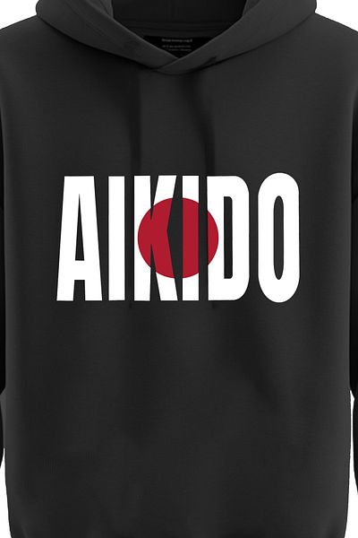 TOP GLORY Айкидо суичър с качулка - 3 нишки, AIKIDO4001
