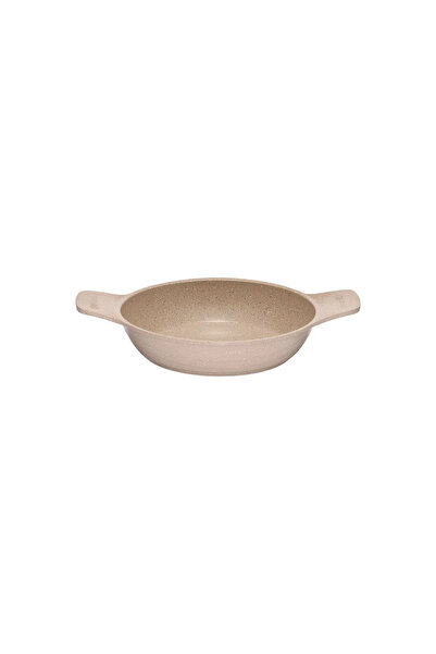 ThermoAD 10 ADET -Güveç Sahan Set | Döküm Kendinden Saplı | 3 Parça | Vizon | 18cm-20cm-22cm