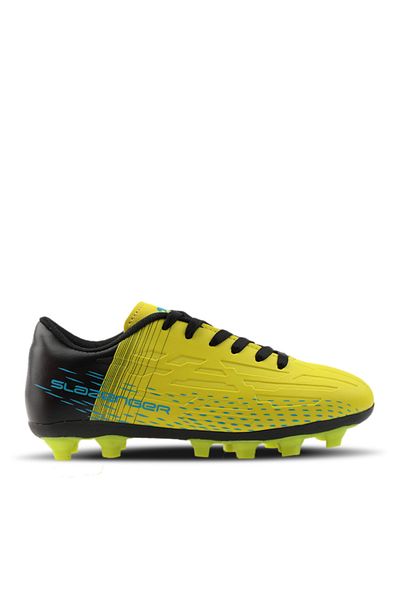 Slazenger Pantofi de fotbal Score I Krp pentru băieți Galben neon / Negru