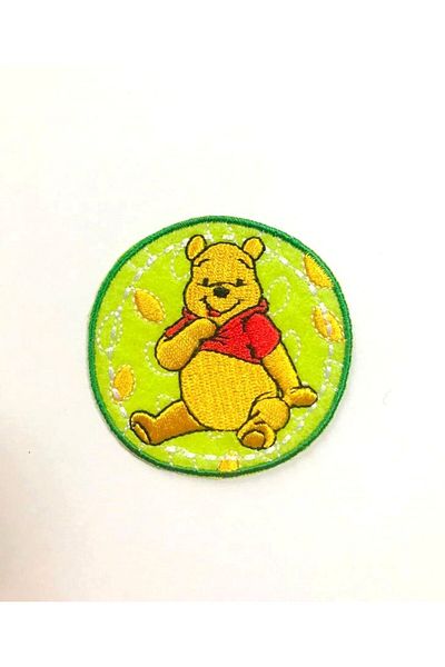 Winnie The Pooh Σετ τεσσάρων τεμαχίων Winnie με κεντημένο υφαντό μπάλωμα με σιδερένια κόλληση