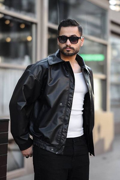 İLKCET MODA Vintage Unisex Oversize μπουφάν με μανίκια