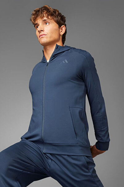 adidas Мъжки спортен топ Puremotion с качулка - Jı8242