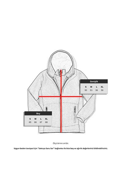 Cottonland Ανδρικό μπουφάν BOLTON Χοντρή κουκούλα Fleece ΜΑΥΡΟ