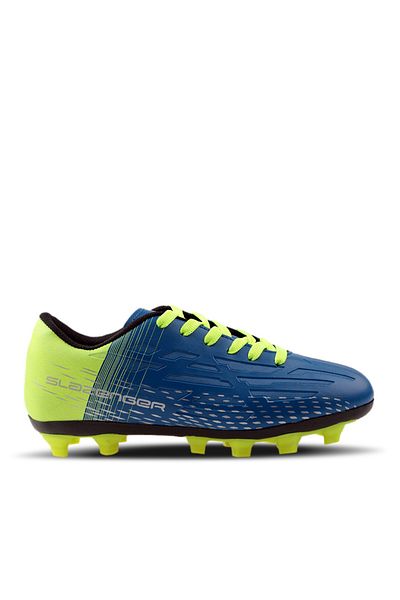 Slazenger Pantofi de fotbal pentru baieti - Score I Krp, albastru / galben