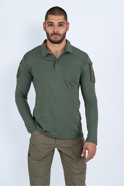Combat Tactical Lacost Polo Tactical T-Shirt - Shirt Collar, 802 U.Sleeve, Pique - Outdoor