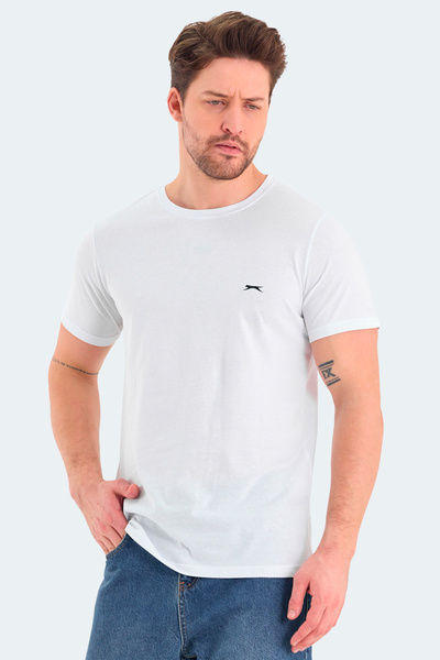 Slazenger Ανδρικό λευκό μπλουζάκι - Rosalva