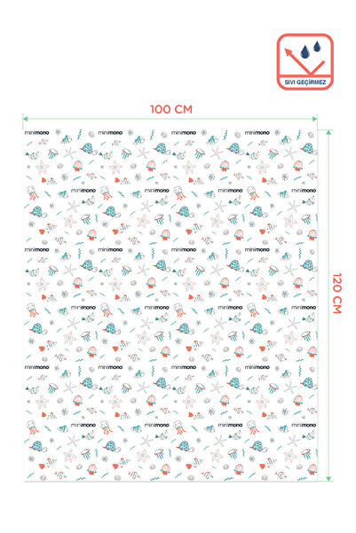 Minimono Mama Sandalyesi Altı Ve Aktivite Örtüsü - Kullan At- 1 Rulo 10 Adet