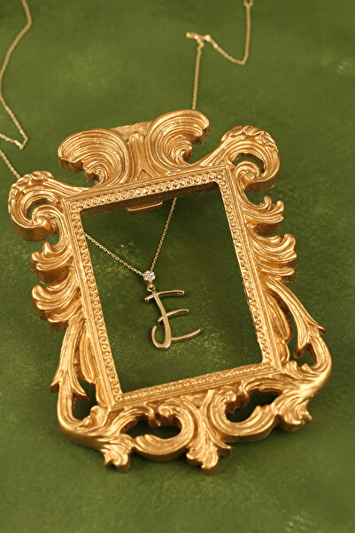 Çgk Çiğdem Gürel Kuyumculuk E Harf Altın Kolye